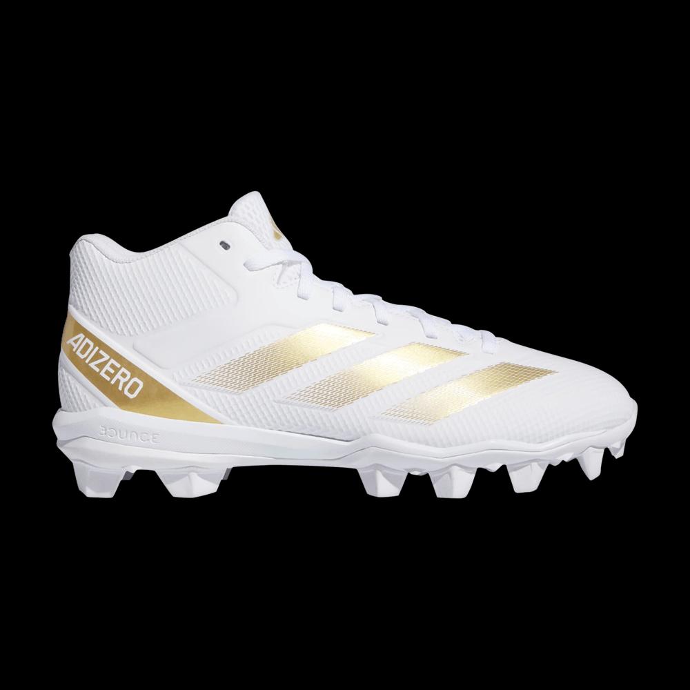 Бутсы Adidas Adizero Impact.2 Molded 'White Gold Metallic' 1