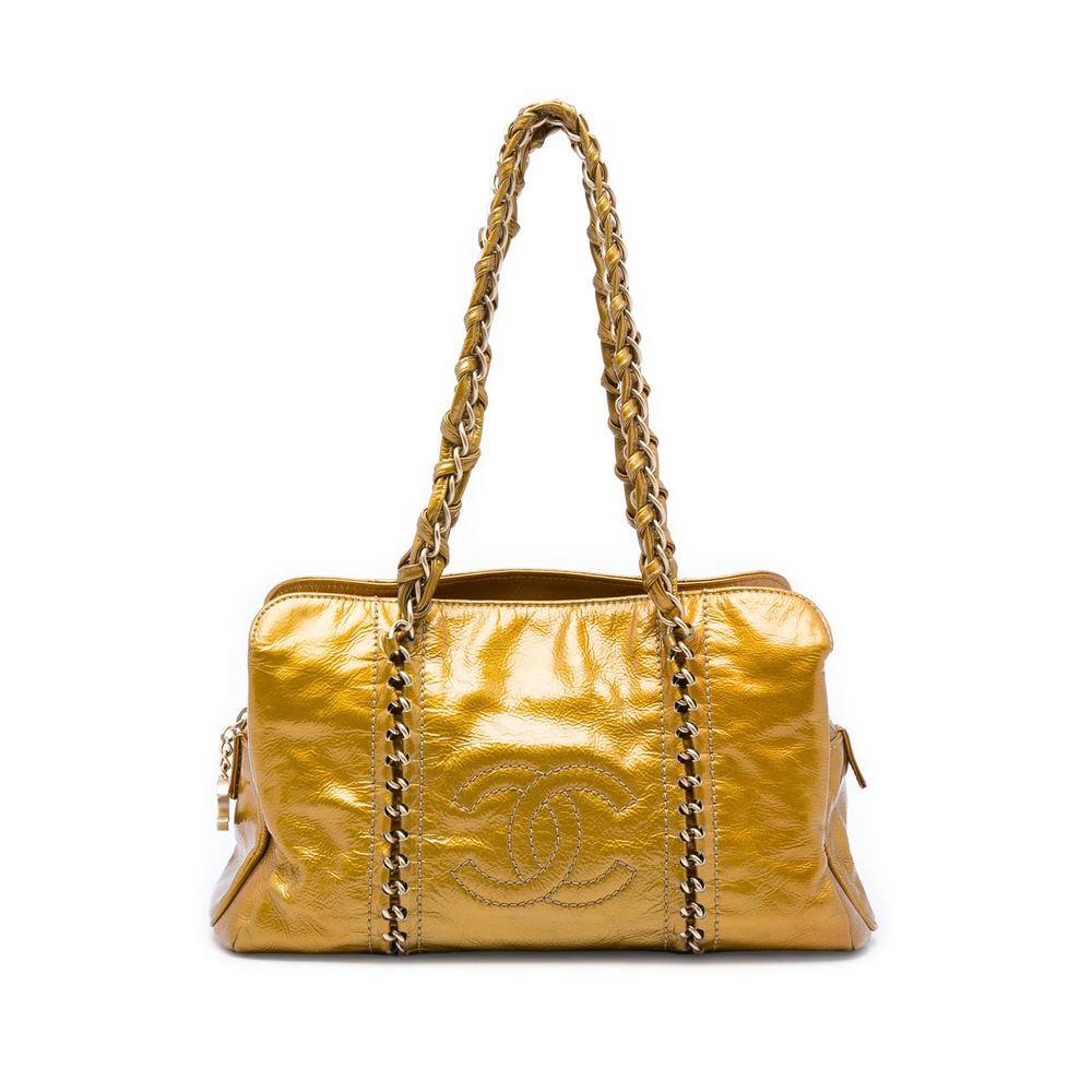 Лакированная сумка-тоут Luxe Ligne среднего размера (2006-2008 годы) 1