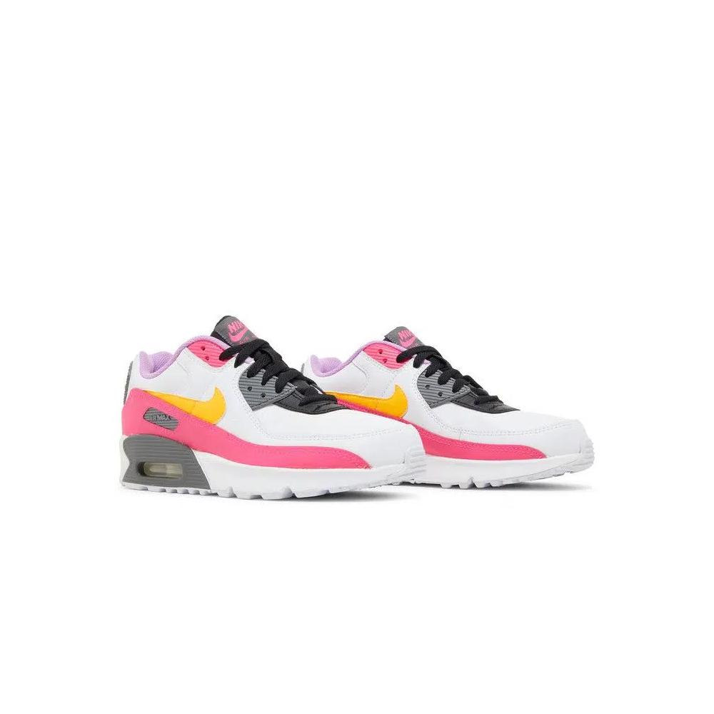 Кроссовки Nike Air Max 90 GS 'White Hyper Pink Orange' 8