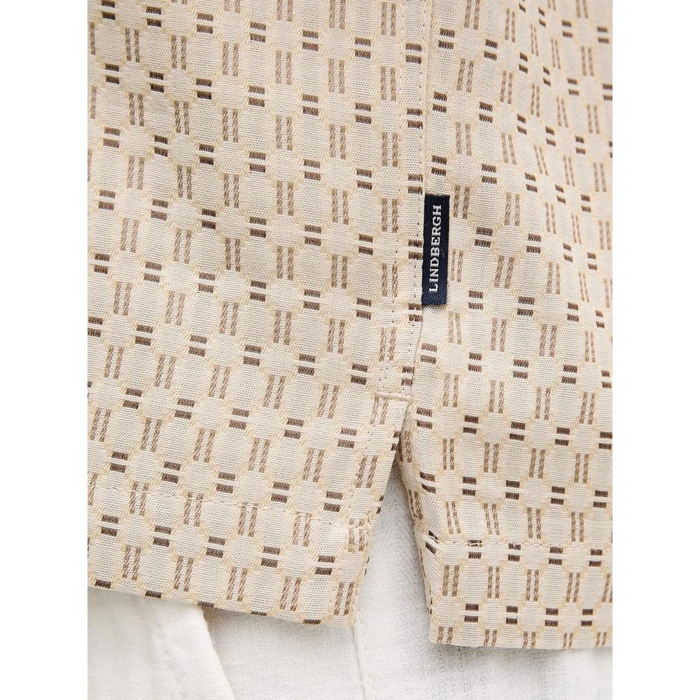 geometric-pattern camp-collar shirt 5