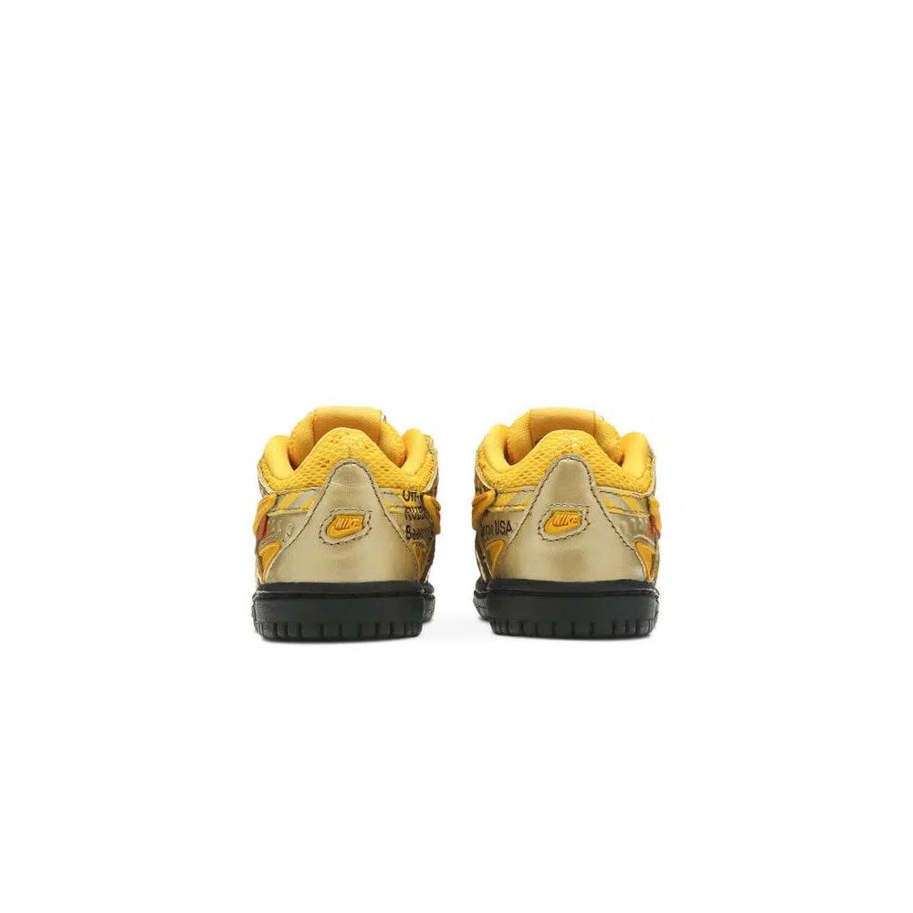 Кроссовки Off-White x Nike Rubber Dunk TD 'University Gold' 6