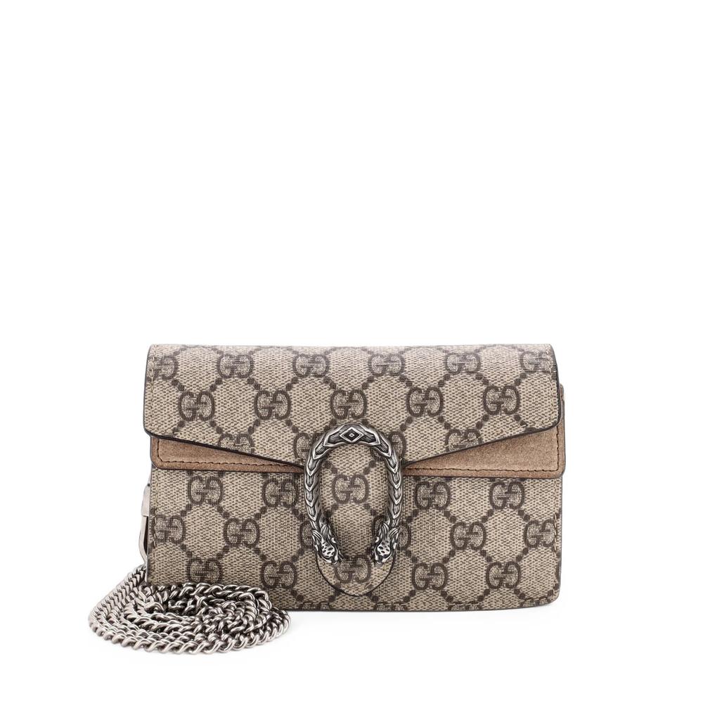 Dionysus Bag GG Coated Canvas Super Mini crossbody bag 1