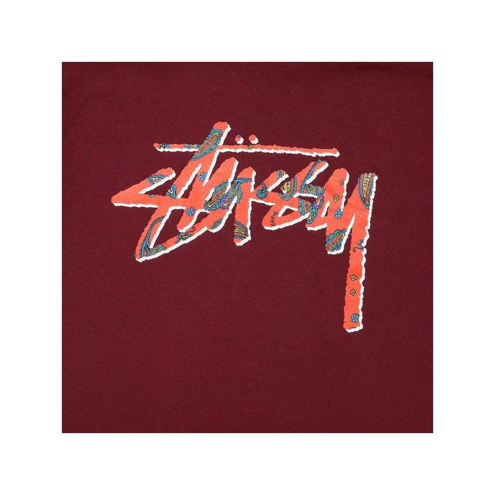 Футболки Stussy Paisley Stock Tee 'Wine' 3
