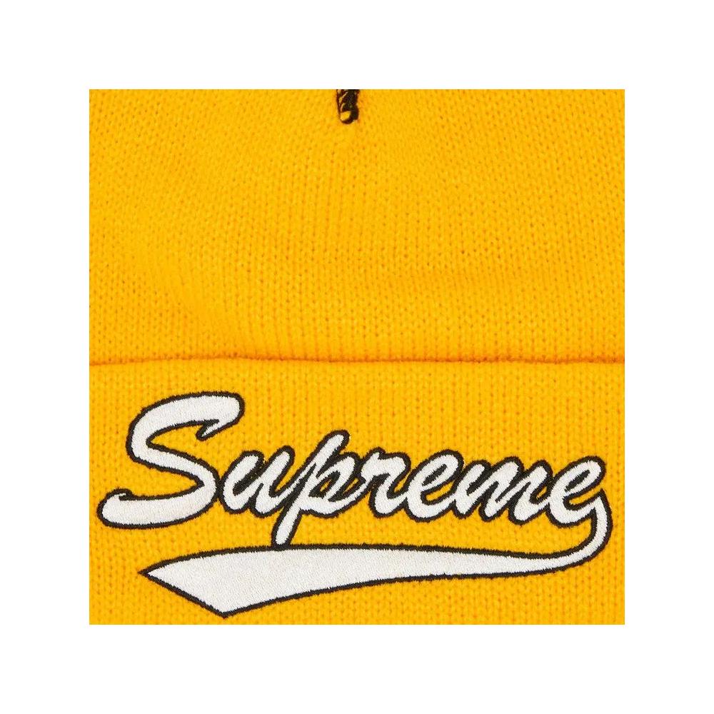 Бини Supreme Contrast Stitch Beanie 'Yellow' 3