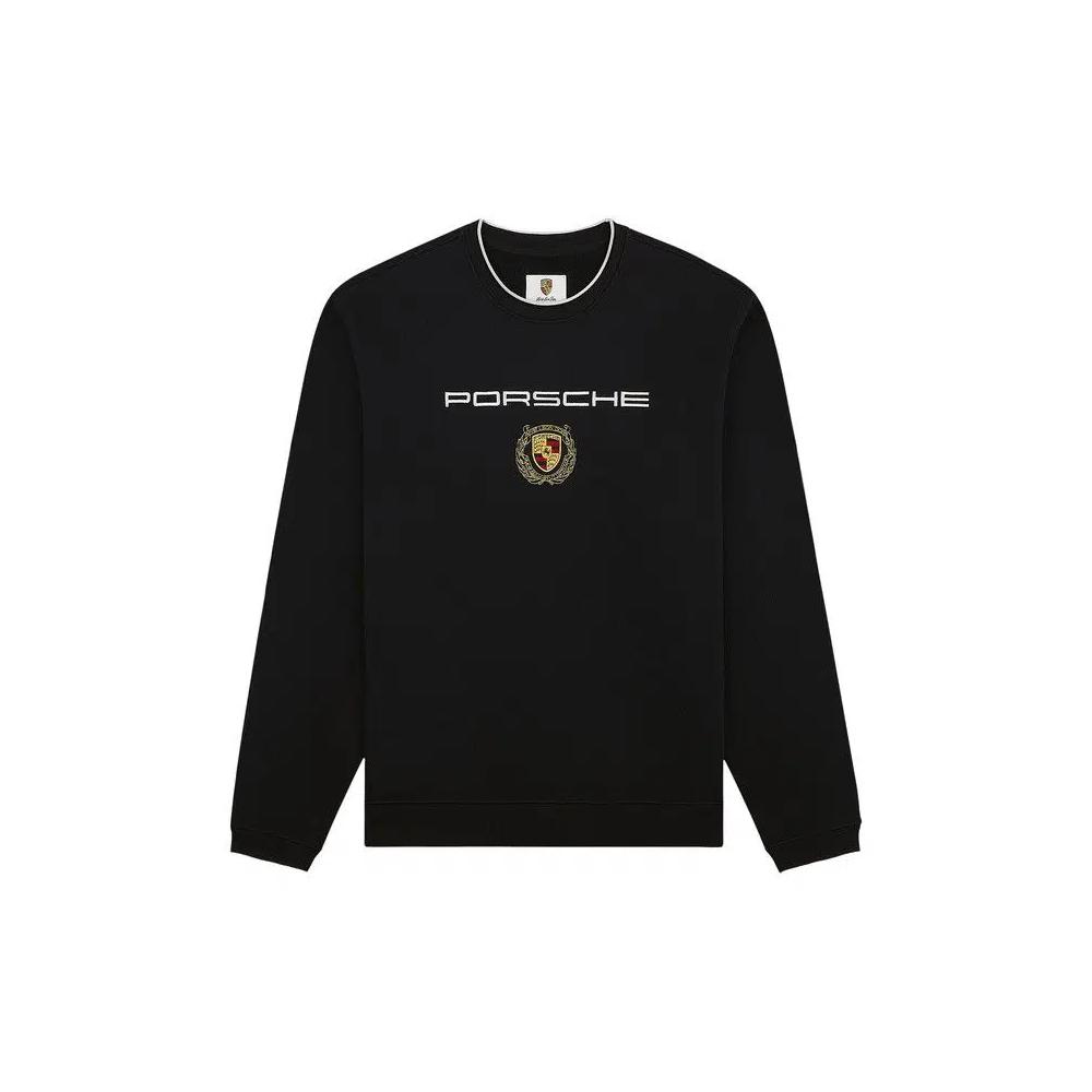 Свитеры Aimé Leon Dore x Porsche Вышитый свитер с круглым вырезом 'Jet Black' 1