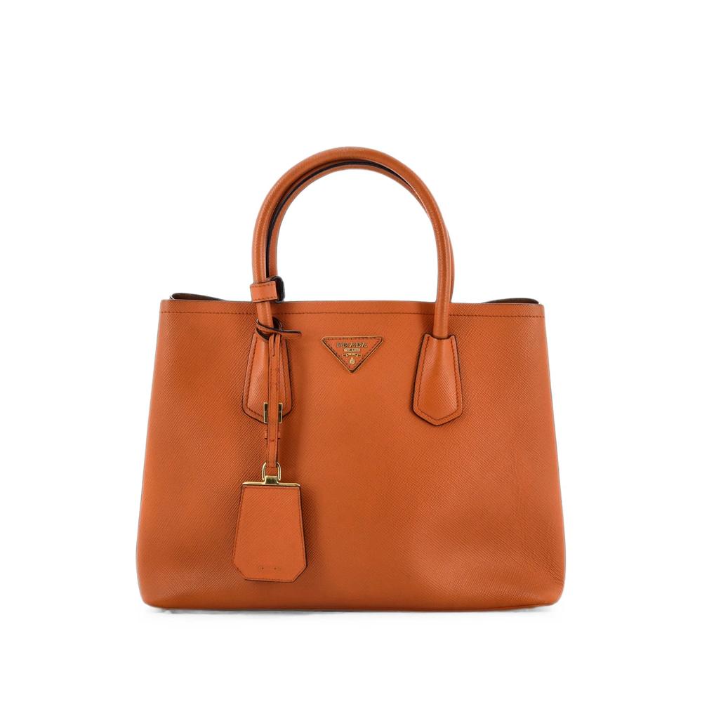 Cuir Double Saffiano Leather Medium tote bag 1