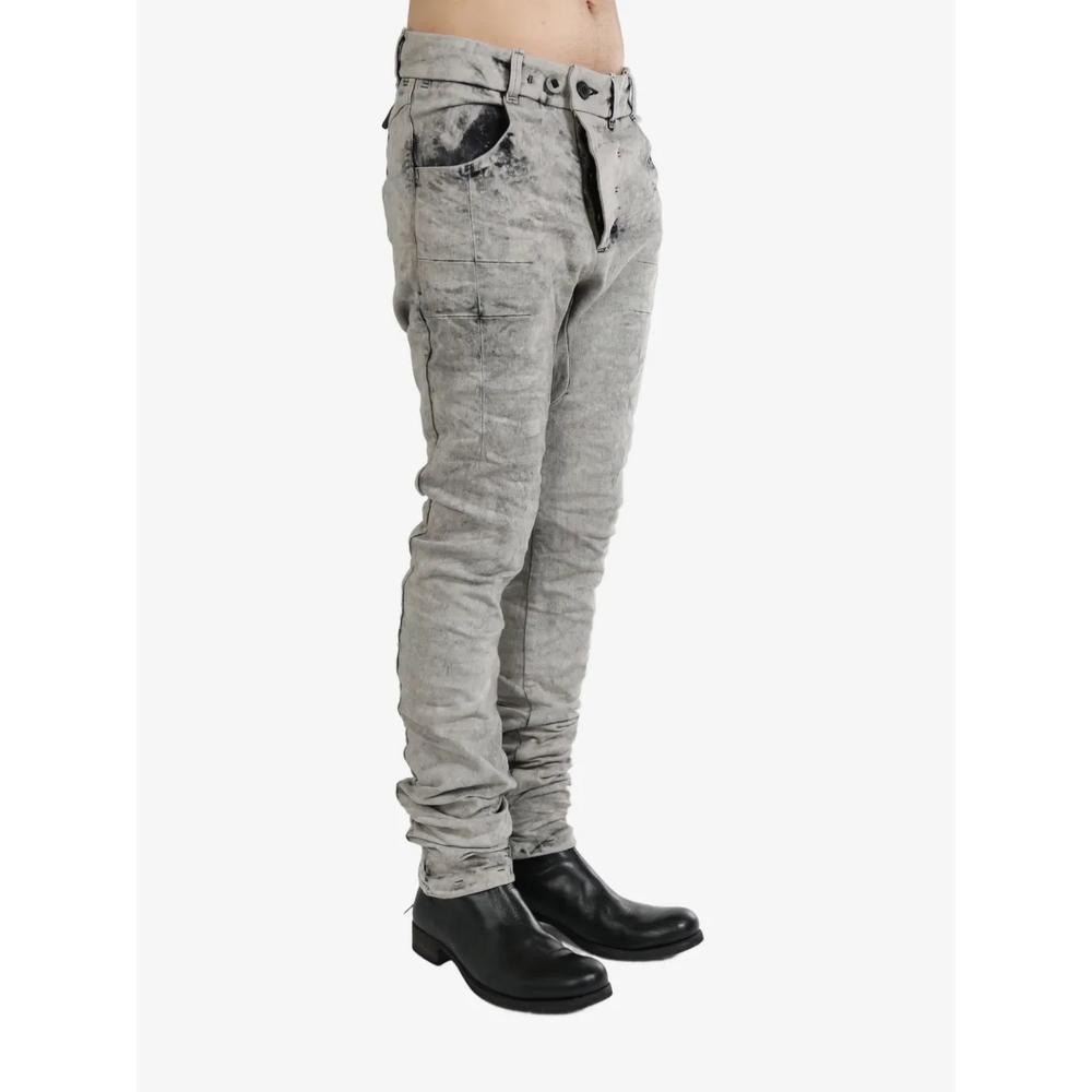 drop-crotch slim-cut trousers 2