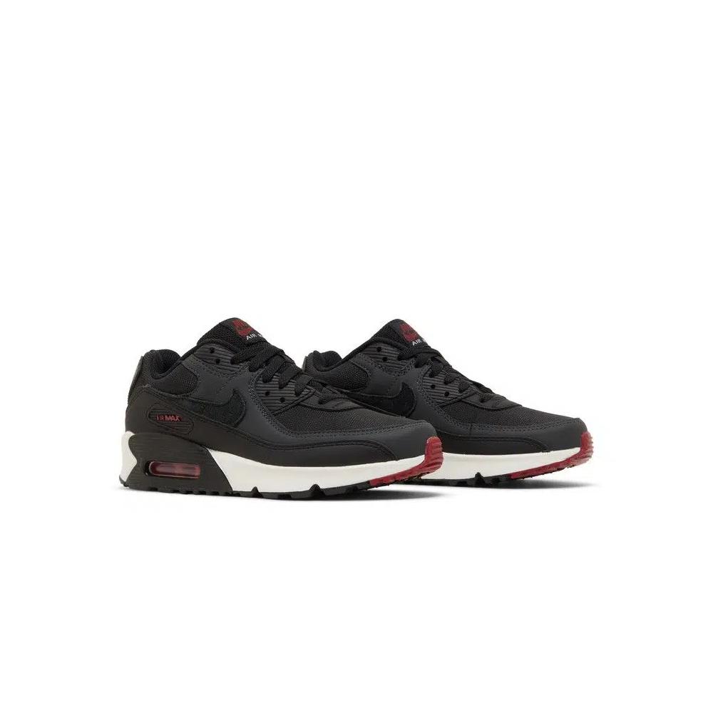 Кроссовки Nike Air Max 90 Leather GS 'Anthracite Team Red' 8
