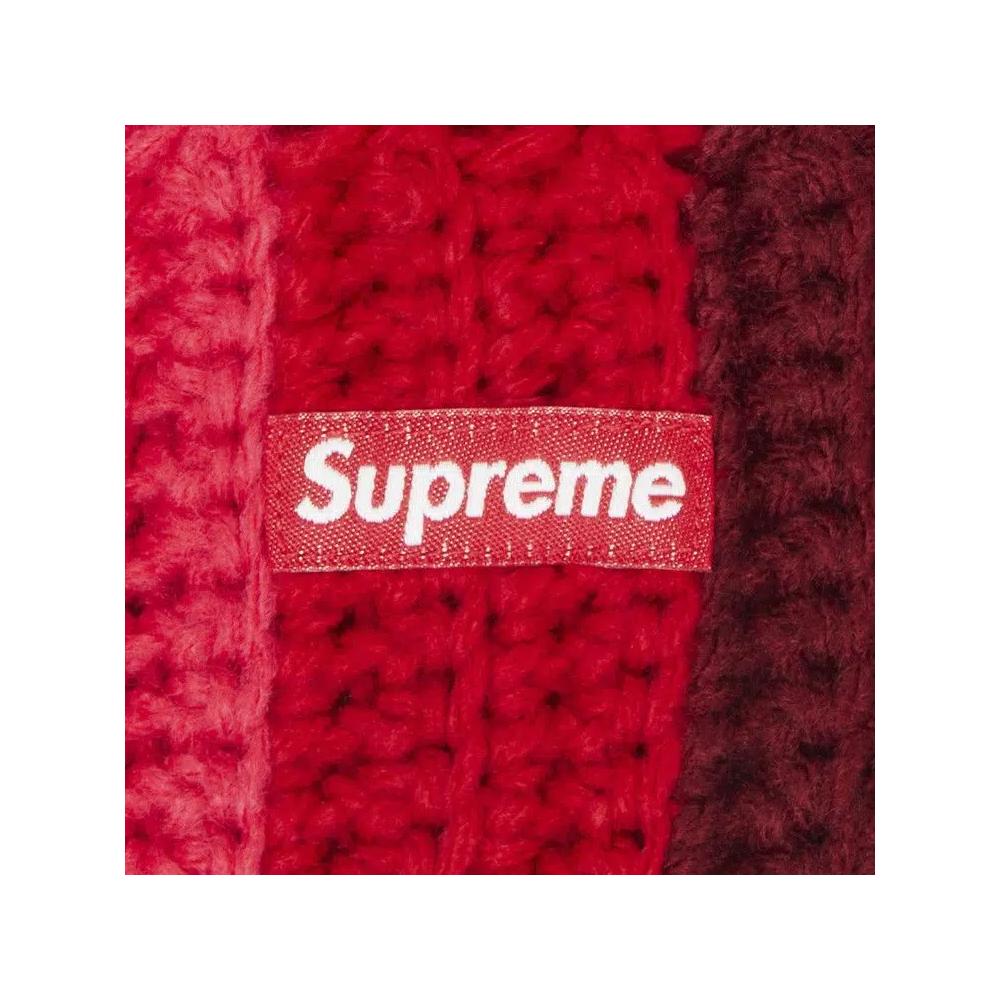 Шапки-бини Supreme Gradient Crochet Beanie 'Red' 3