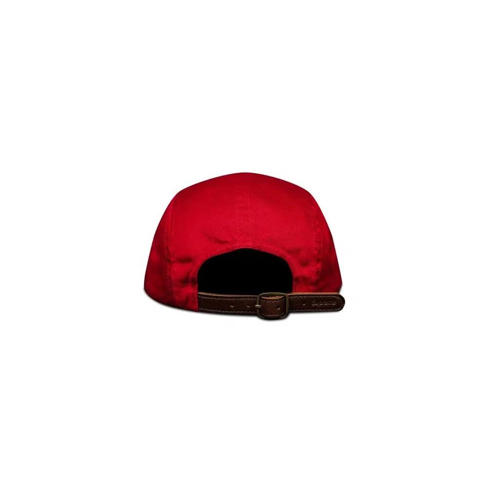 Кепки Supreme Washed Chino Twill Camp Cap «Red» 2