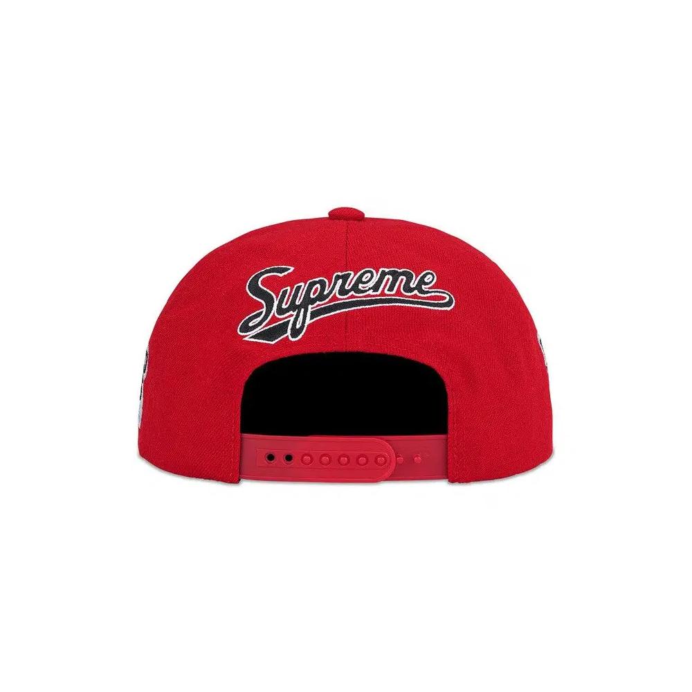 Кепки Supreme World Famous S Logo 6-Panel 'Red' 2