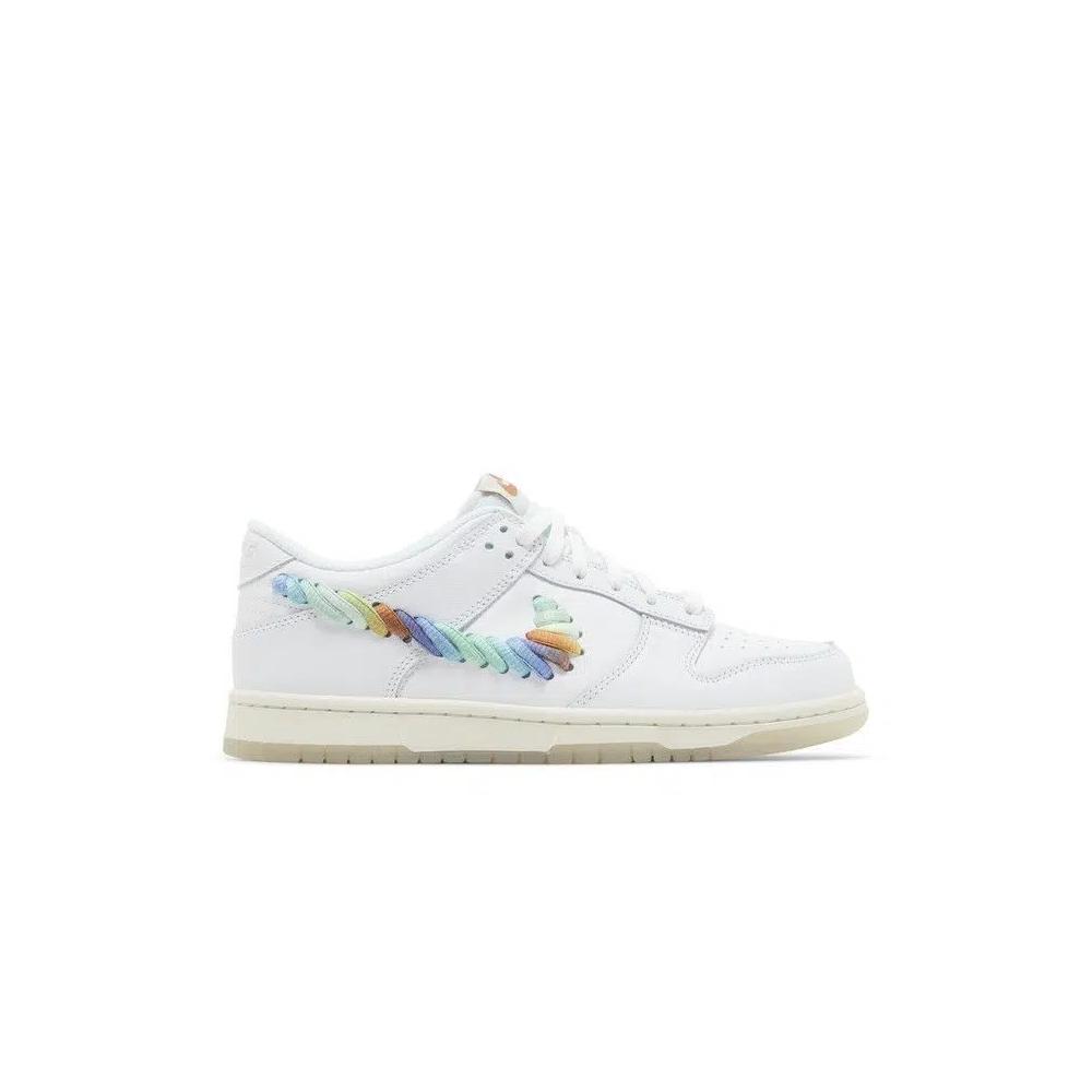 Кроссовки Nike Dunk Low GS 'Rainbow Lace Swoosh' 1