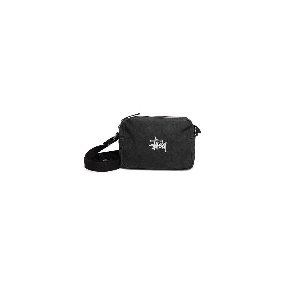 Сумки Stussy Canvas Side Pouch 'Вымытый черный' 1