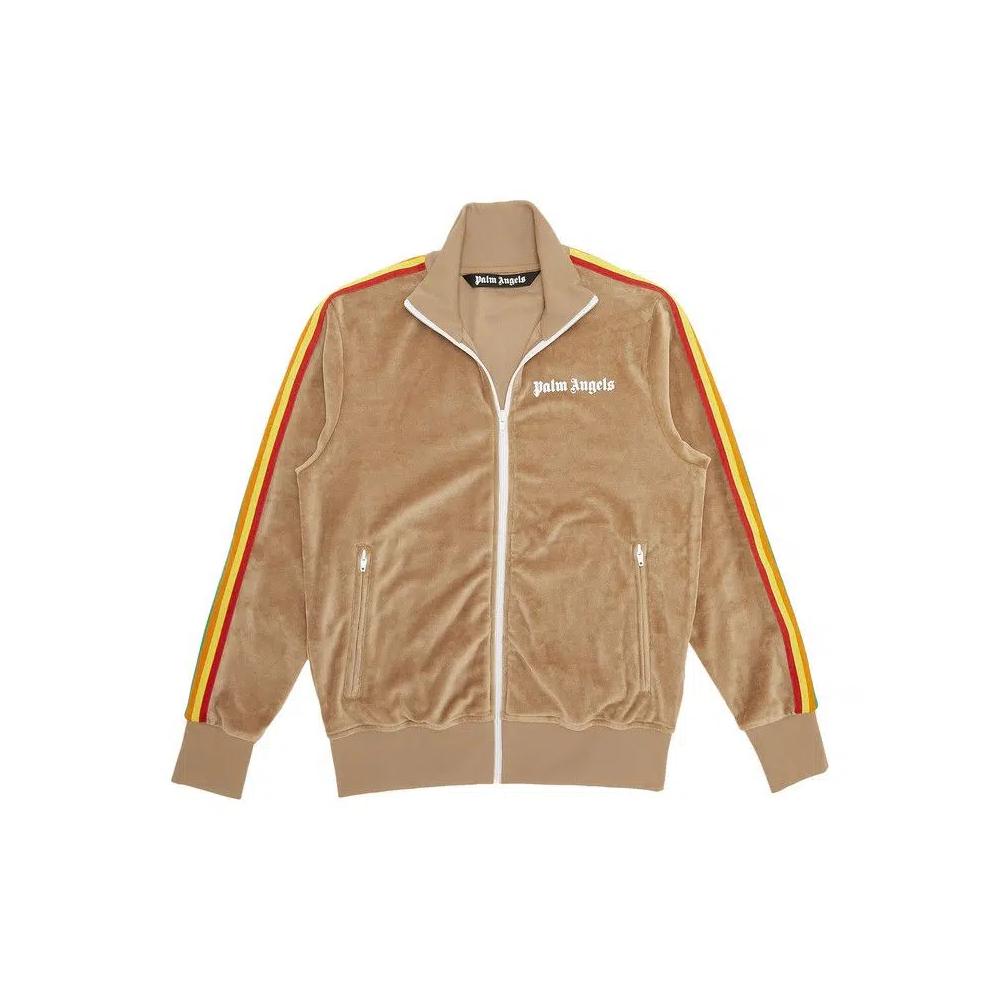 Трековые куртки Palm Angels PA Rainbow Chenille Track Jacket 'Brown' 1