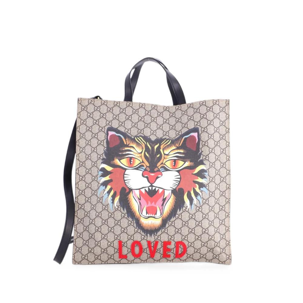 Сумка-тоут Convertible Soft Open Printed GG Coated Canvas Tall 1