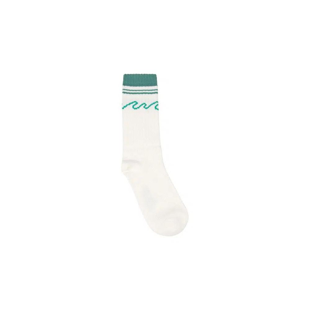 Носки и колготки Amiri Wave Socks 'Белый/Морской синий' 1