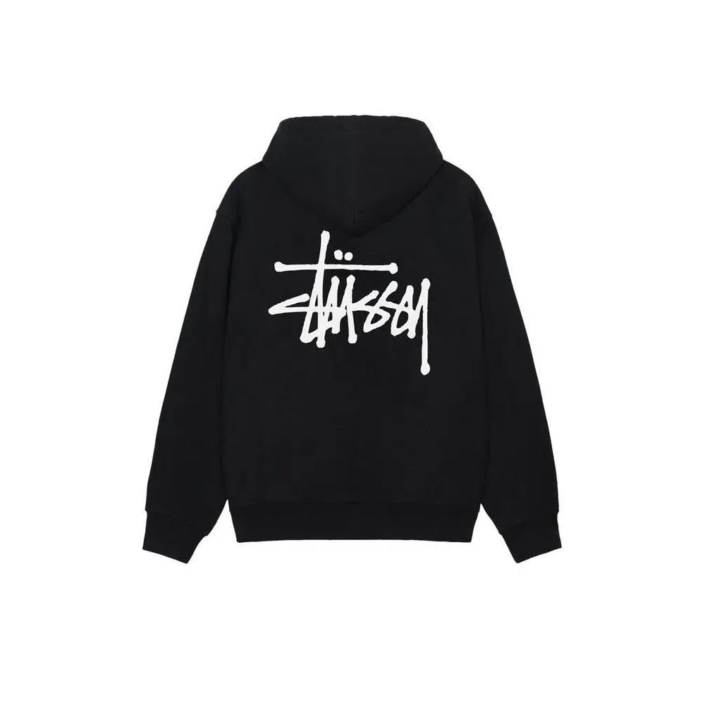 Худи Stussy Basic Hoodie 'Черный' 2