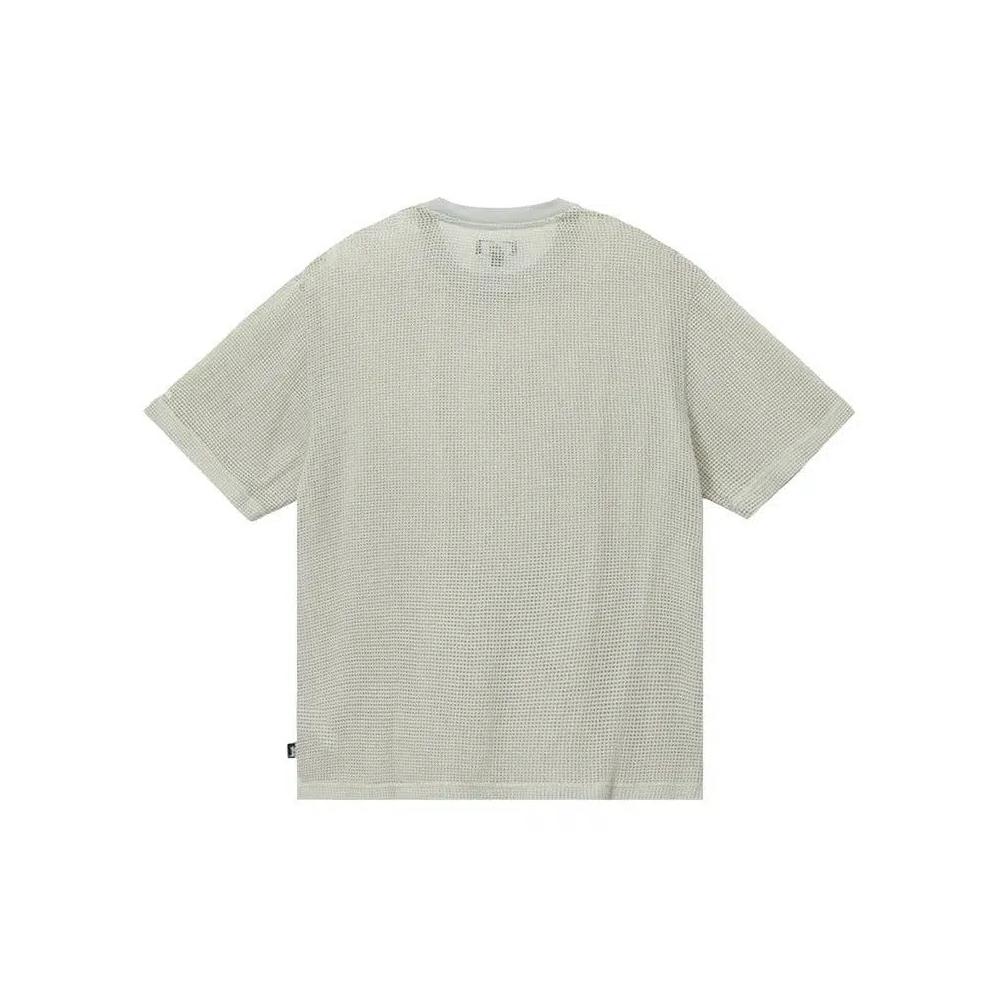 Футболки Stussy Cotton Mesh Short-Sleeve Crew 'Bone' 2