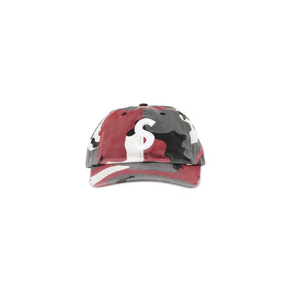 Бейсболки Supreme Pigment Print S Logo 6-Panel «Red Camo» 1