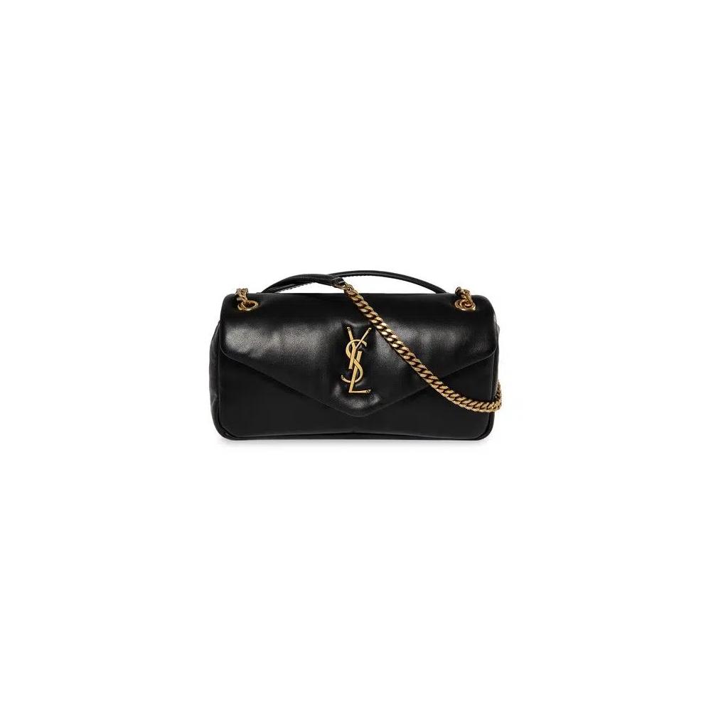 Сумки через плечо Saint Laurent Calypso Padded Shoulder Bag 'Black' 1