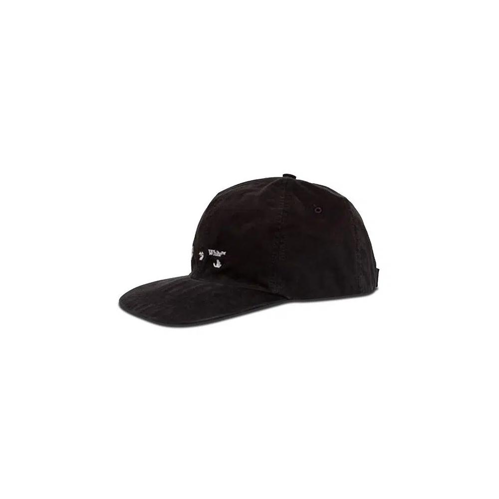 Бейсболки Off-White Logo Baseball Cap 'Black' 1