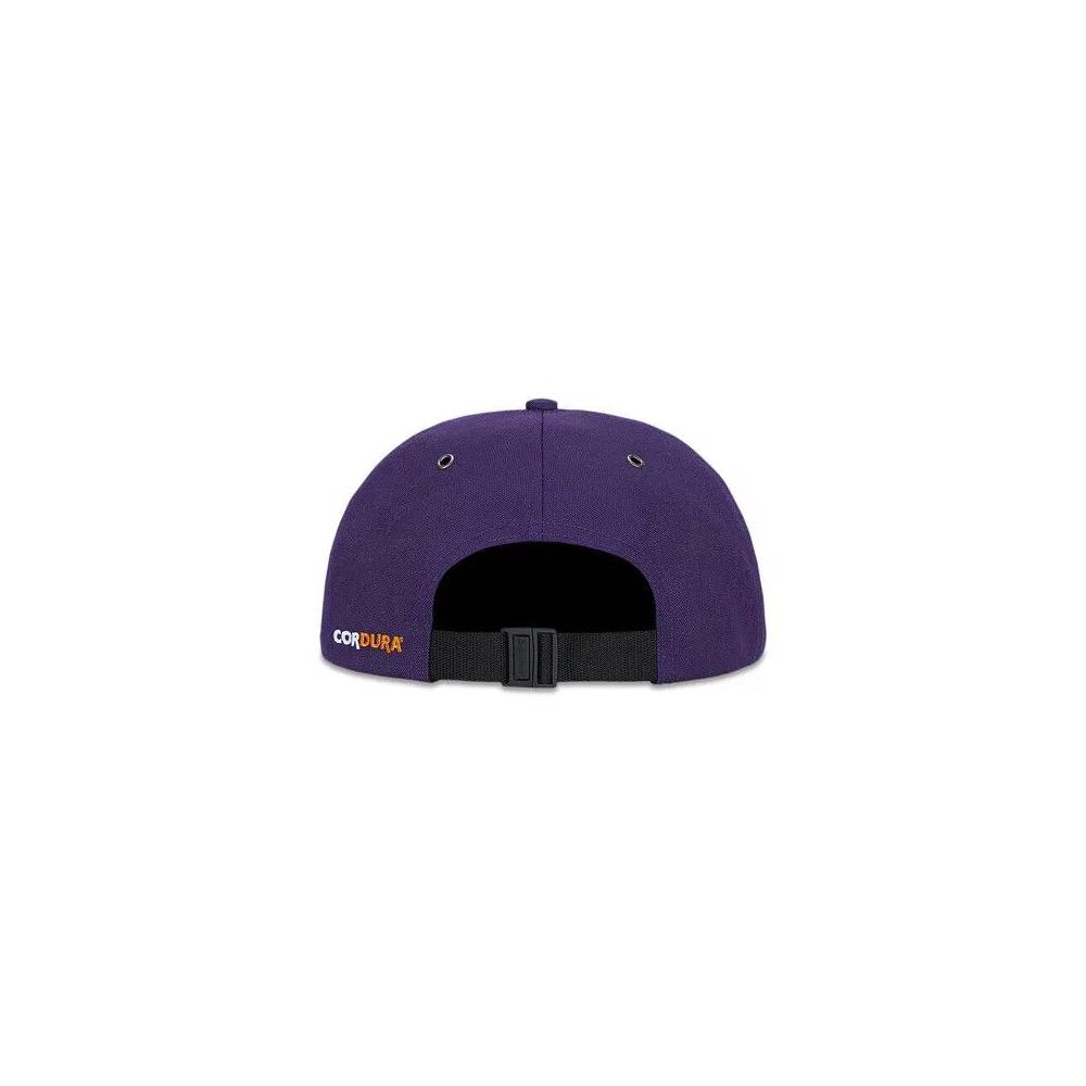 Снэпбэки Supreme Cordura Teflon Label 6-Panel 'Темно-фиолетовый' 2