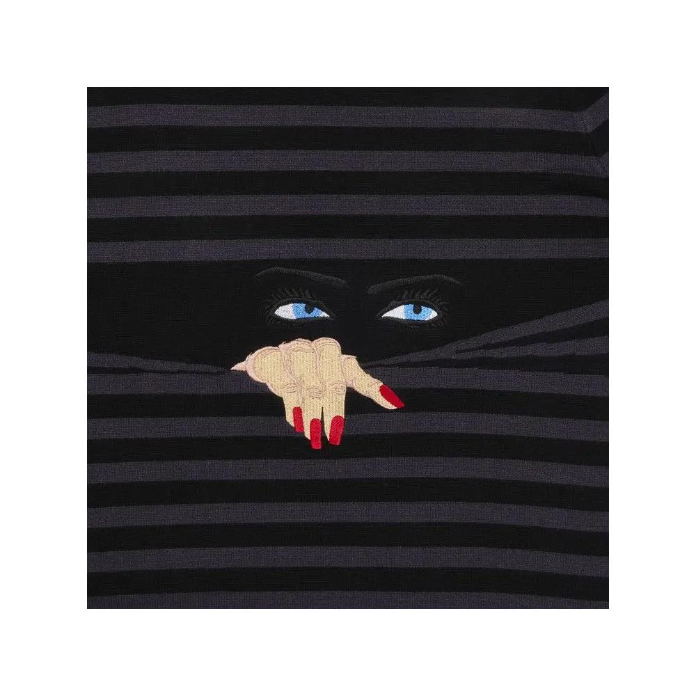 Поло HOUSE OF ERRORS Knitted Peeping Rugby 'Black/Grey' 3