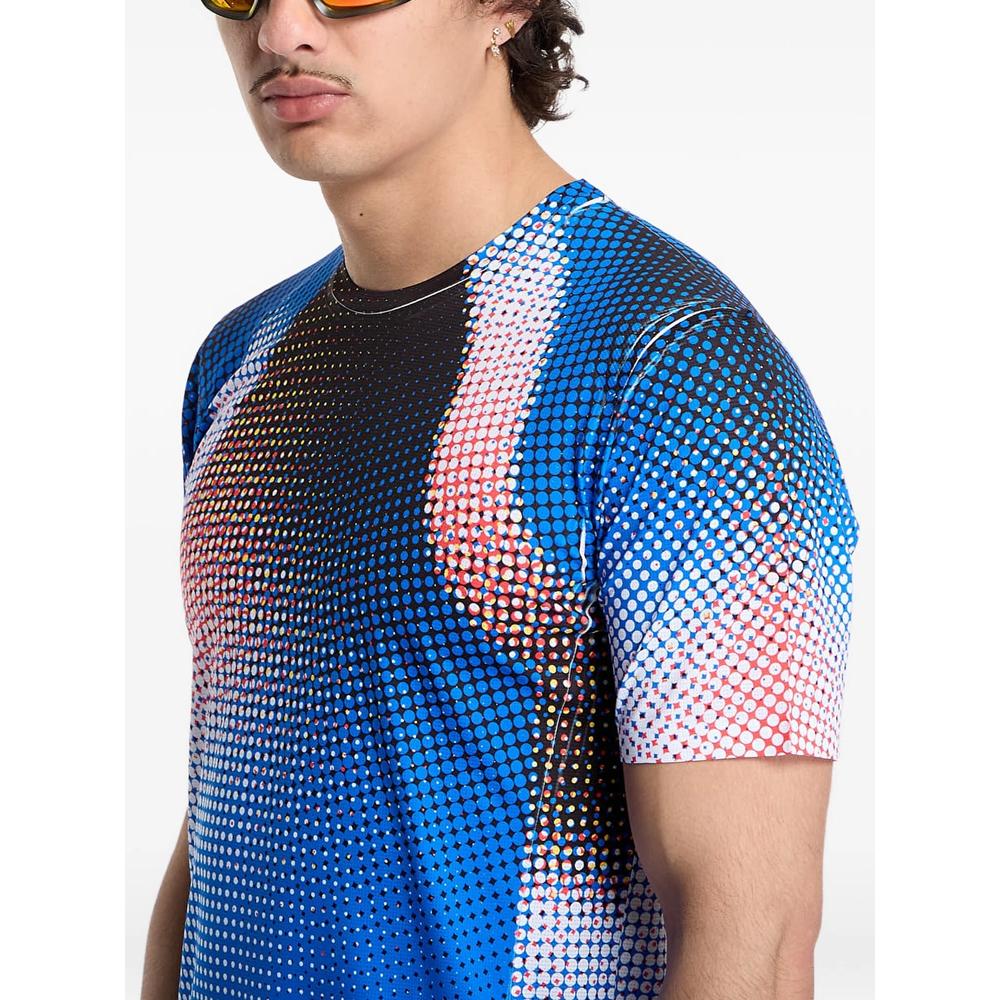 gradient-print T-shirt 3