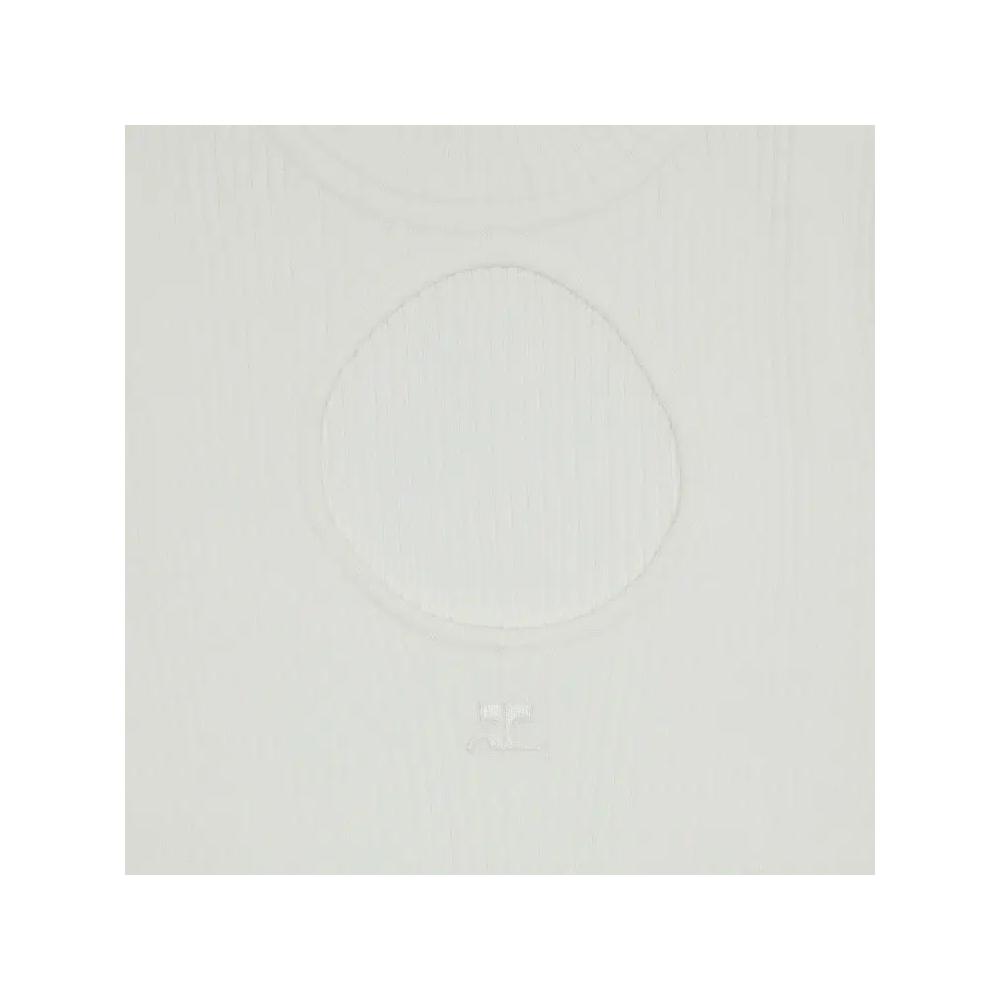 Свитеры Courrèges Circle Mockneck Rib Knit Sweater 'Heritage White' 3