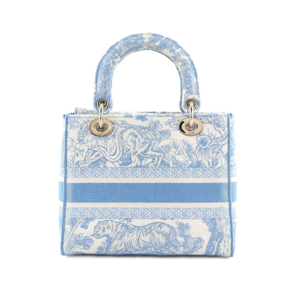 Сумка-тоут Toile de Jouy Lady D-Lite Bag Embroidered Canvas 2