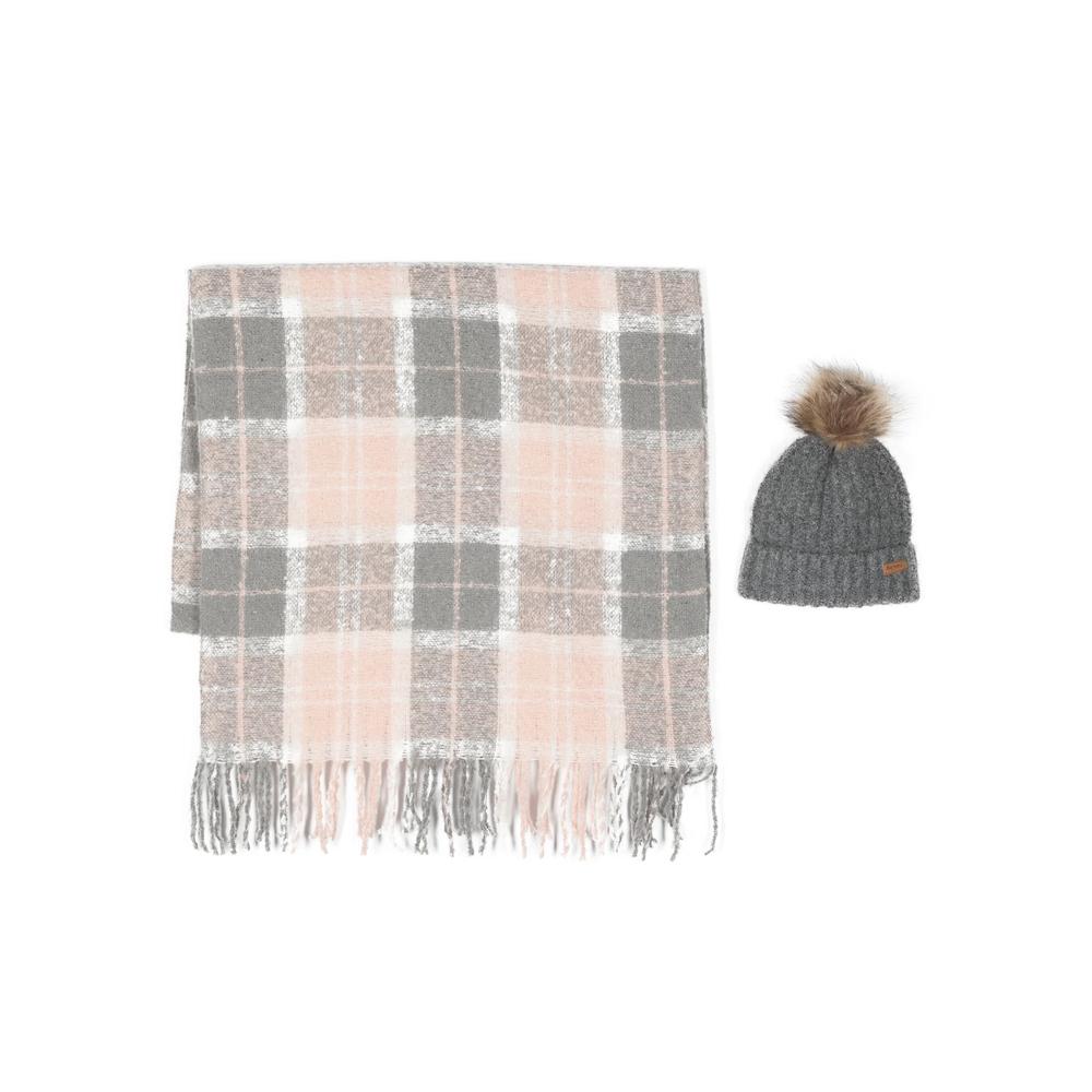Saltburn beanie and tartan scarf (set of two) 1