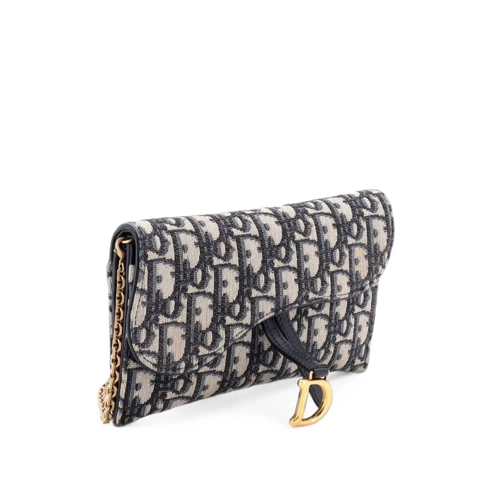 Saddle Chain Wallet Oblique Canvas crossbody bag 2