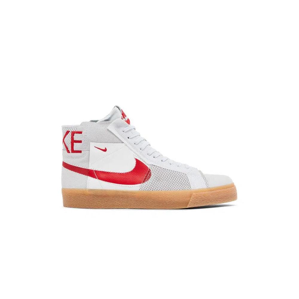Кроссовки Nike Zoom Blazer Mid Premium SB 'Deconstructed - Platinum University Red Gum' 1