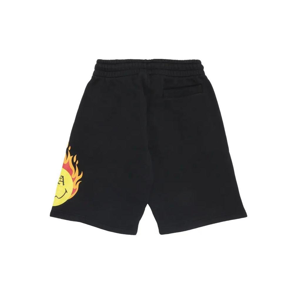 Palm Angels Burning Head Sweatshorts 'Чёрный/Жёлтый' 2