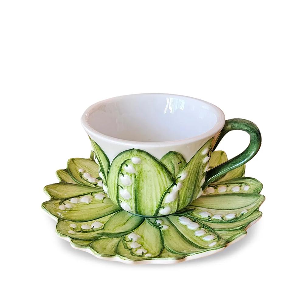 Чайная чашка и блюдце Lily Of The Valley 1