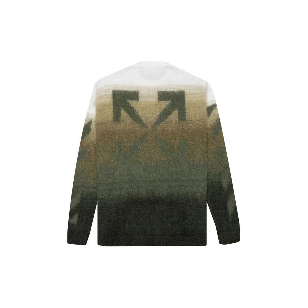 Свитеры Off-White Diag Brushed Knit Crewneck 'Green/Green' 2