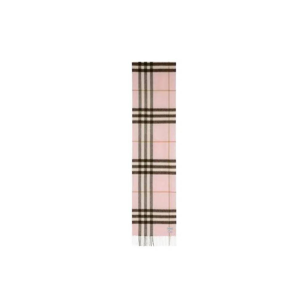 Шарфы Burberry Washed Giant Check Scarf 'Розовый бант' 1