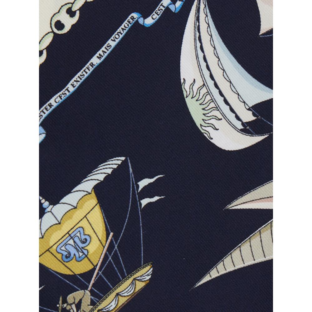 graphic-print silk scarf 3
