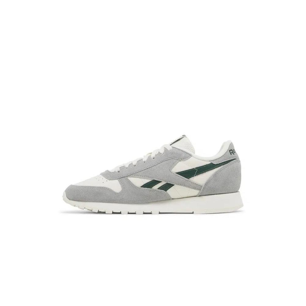 Повседневные Reebok Classic Leather 'Pure Grey Dark Green' 3