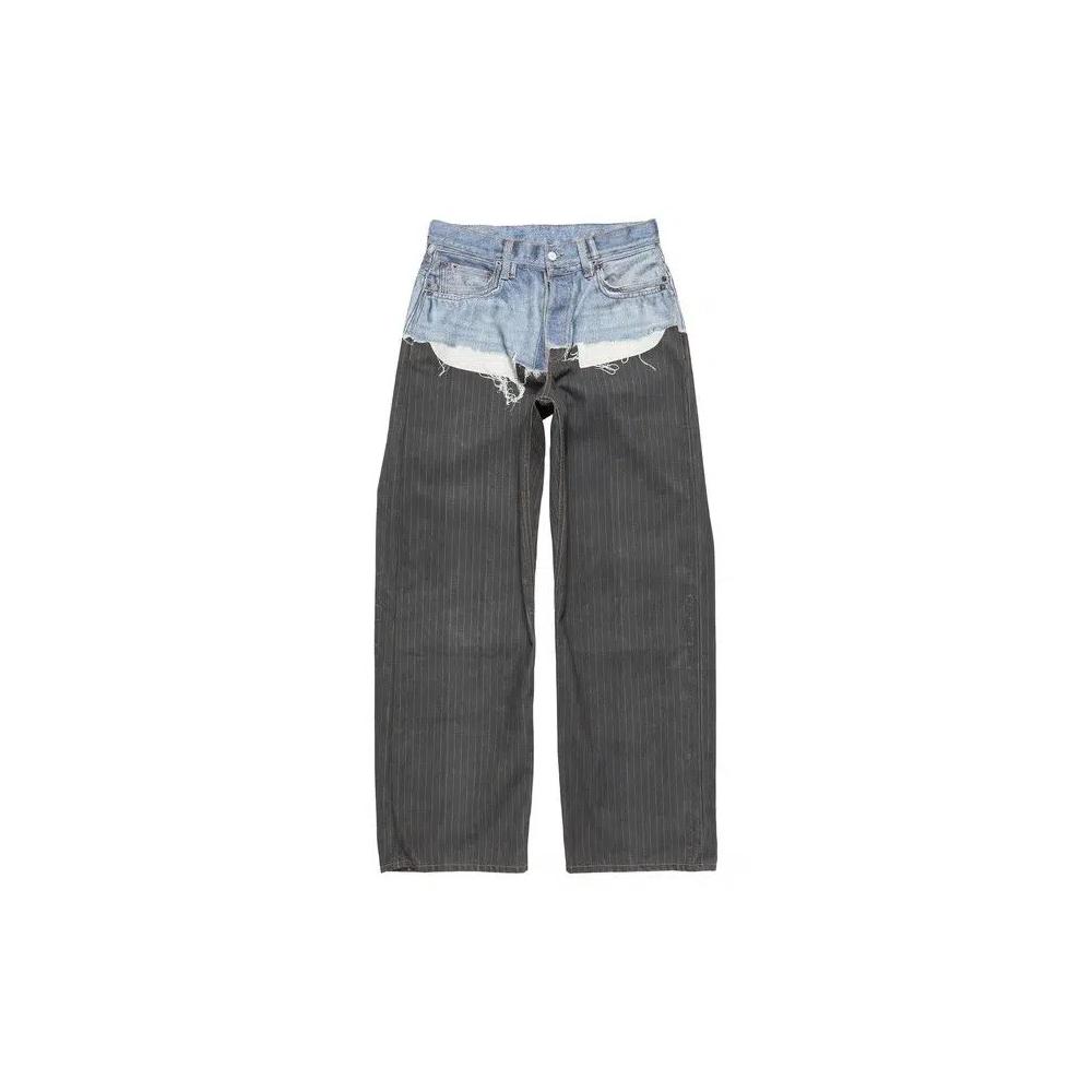 Брюки Acne Studios Trousers 'Синий/Черный' 1