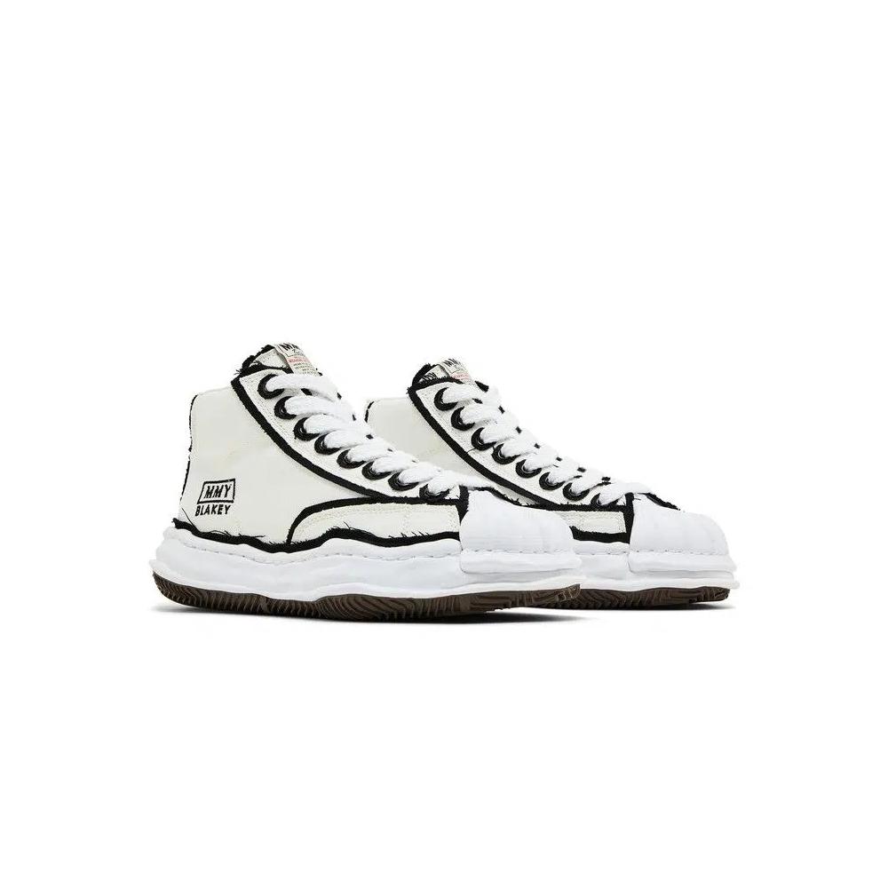 Кроссовки Maison Mihara Yasuhiro Blakey Overhanging Canvas High 'White' 8