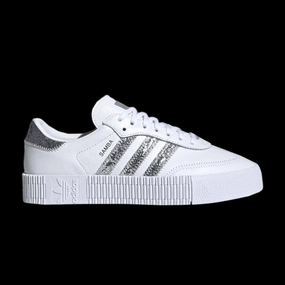 Кроссовки Adidas Wmns Sambarose 'White Silver Metallic' 1