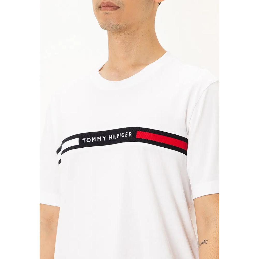 Футболка с круглым вырезом и панелью с логотипом - Tommy Hilfiger 3