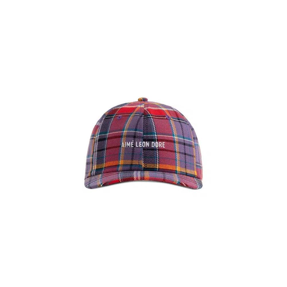 Шапки Aimé Leon Dore Plaid Logo Hat 'Purple Plaid' 1