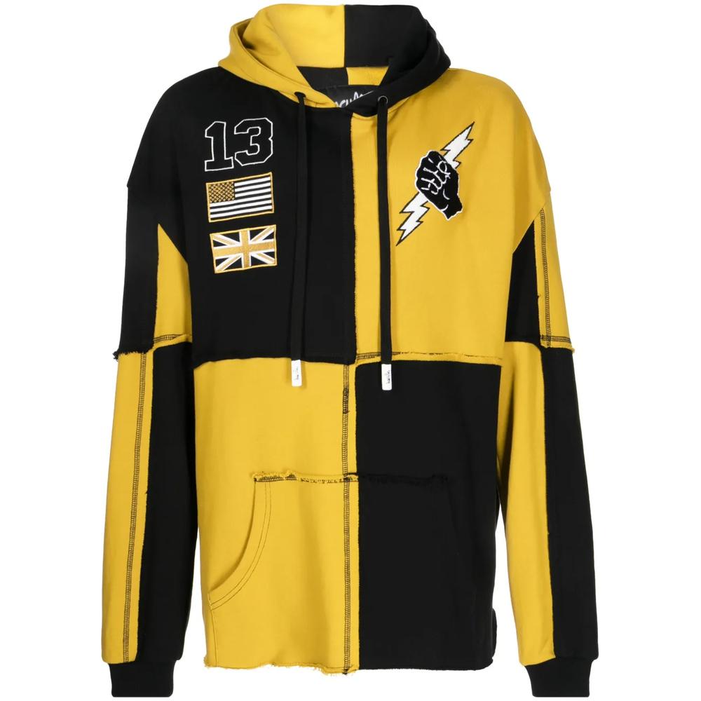 Handful panelled hoodie 1
