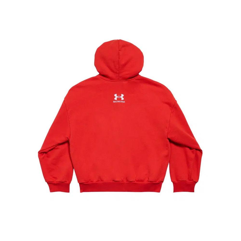 Толстовки на молнии Balenciaga x Under Armour Zip Up Hoodie 'Red/White' 2