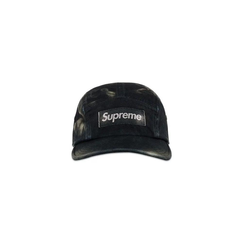 Кепки Supreme Overdyed Camp Cap 'Black' 1