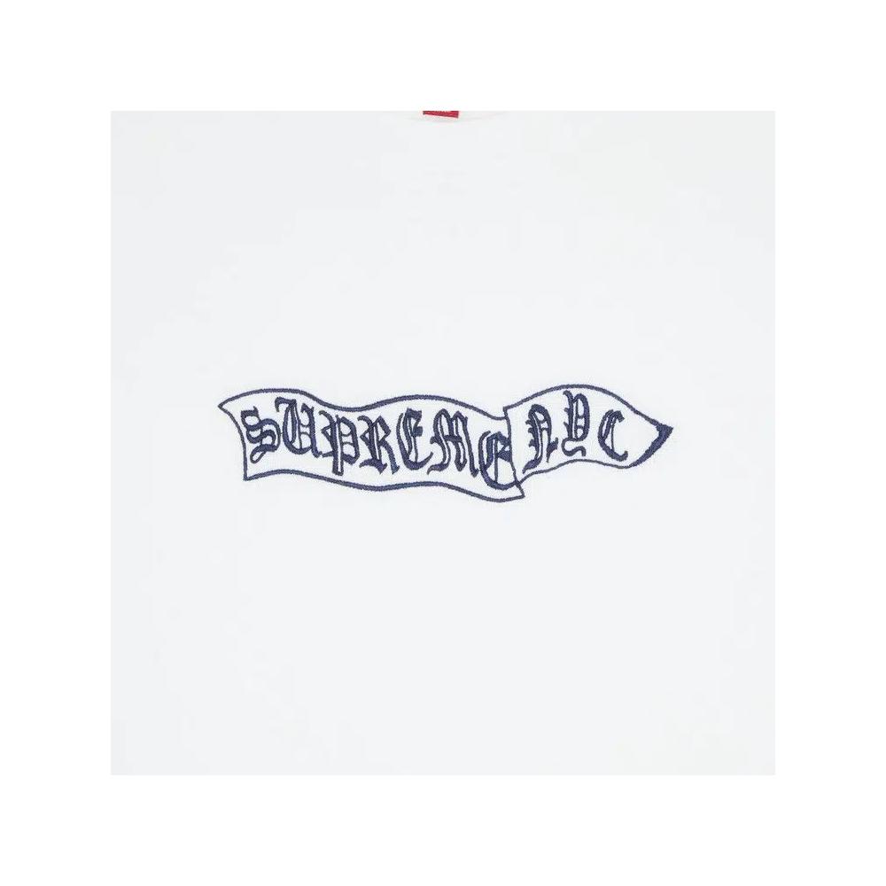 Футболки Supreme Banner Short-Sleeve Top 'White' 2