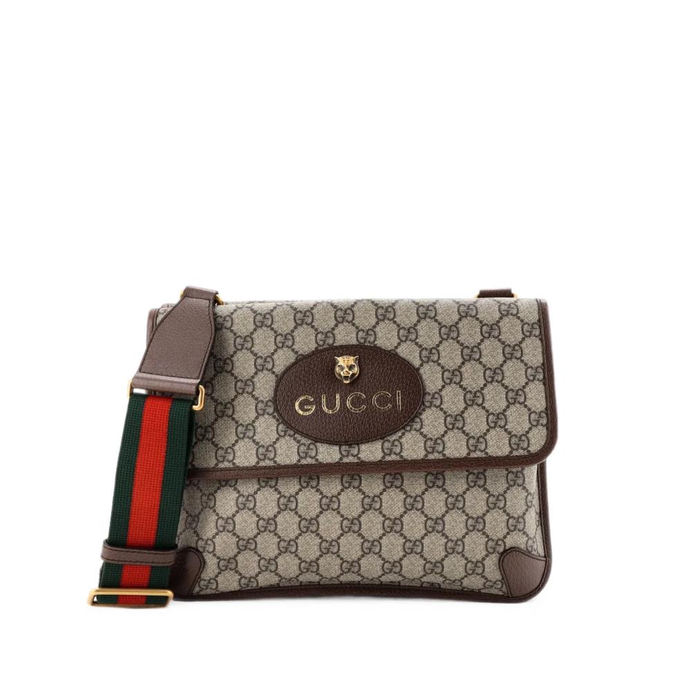 Сумка через плечо Neo Vintage Flap Messenger GG Coated Canvas Medium 1