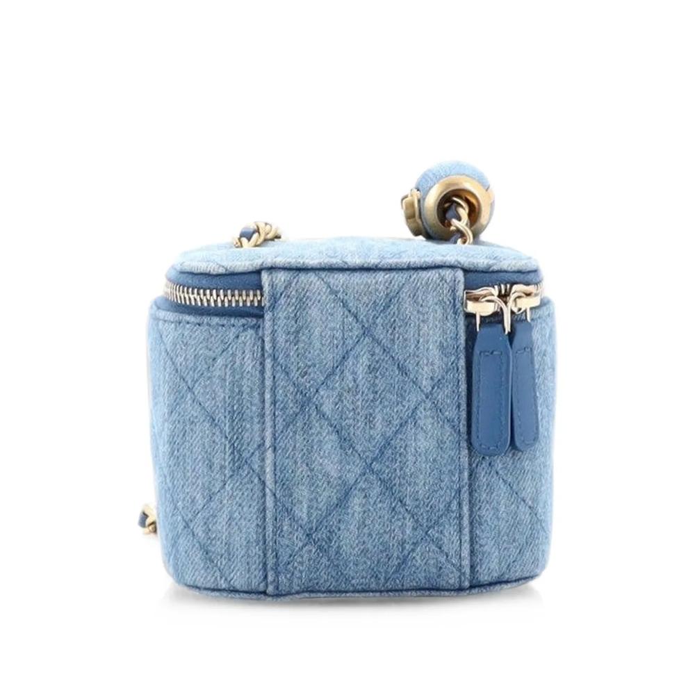 Стеганый мини-клатч Pearl Crush Vanity Case with Chain 2